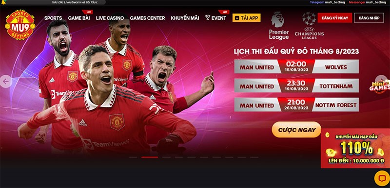Khám phá những tính năng ưu việt chỉ có tại nhà cái bóng đá MU9