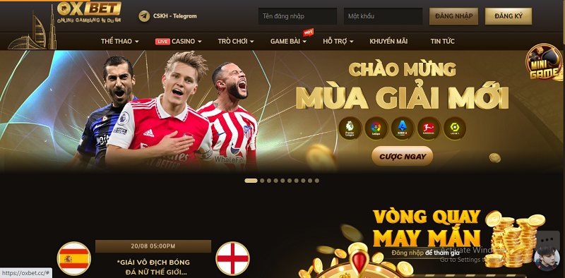 Oxbet – Trang cá độ bóng đá, casino trực tuyến #1 Dubai