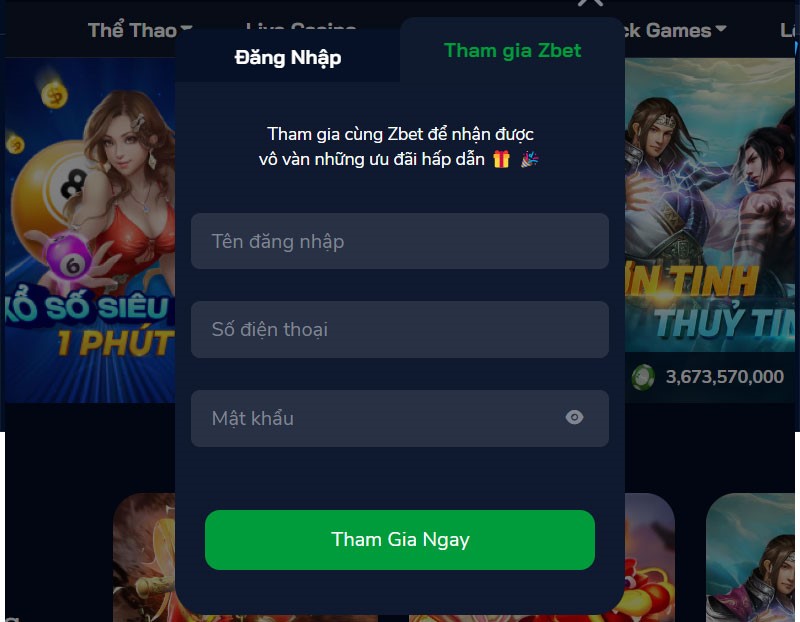 ZBET - Nhà cái hàng đầu cho dân cá cược bóng đá, casino online